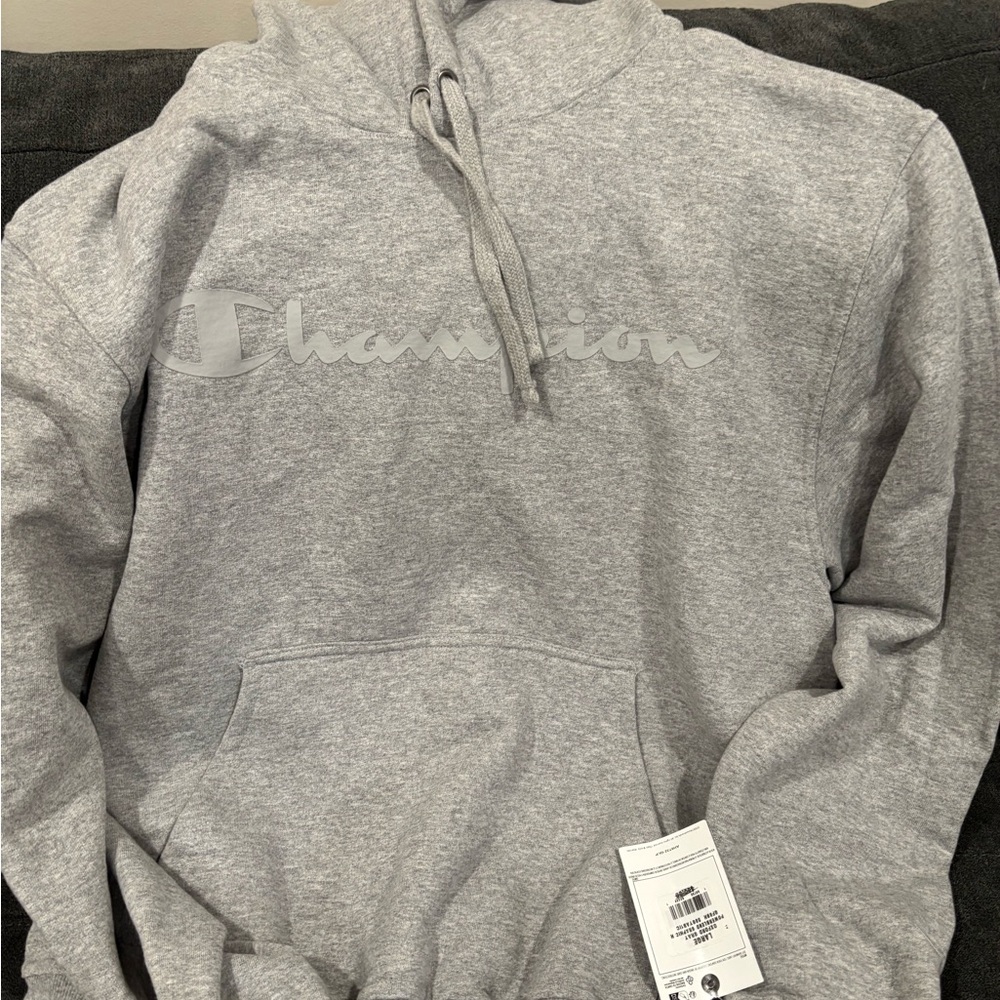 Champion Light Gray Men's Hoodie